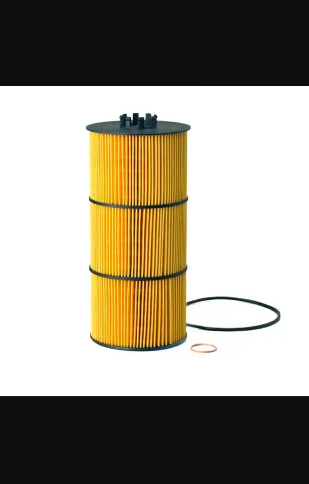 Diesel oil filter for commercial truck maintenance